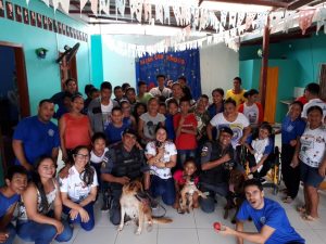 Imagem da notícia - Comando de Operações de Cães visitam escola de Educação Especial em Tabatinga