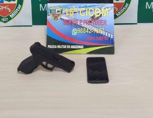 Imagem da notícia - Policiais militares da 15° Cicom detém assaltante em flagrante no Nova Cidade