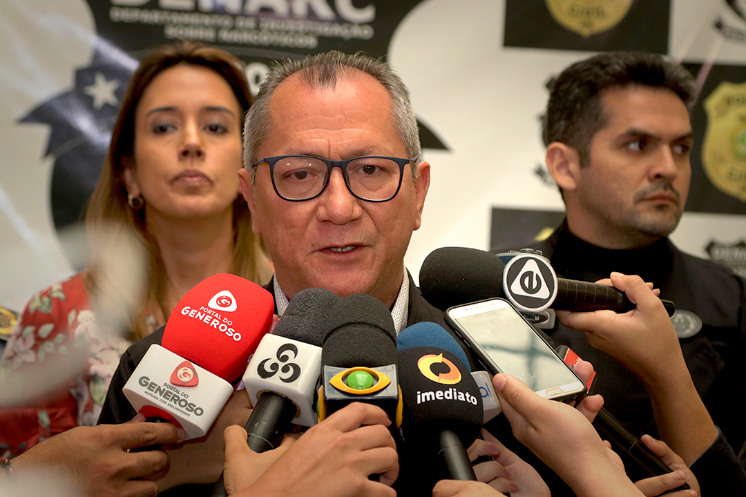 Delegado-geral enfatiza importância de operação que apreendeu meia tonelada de drogas