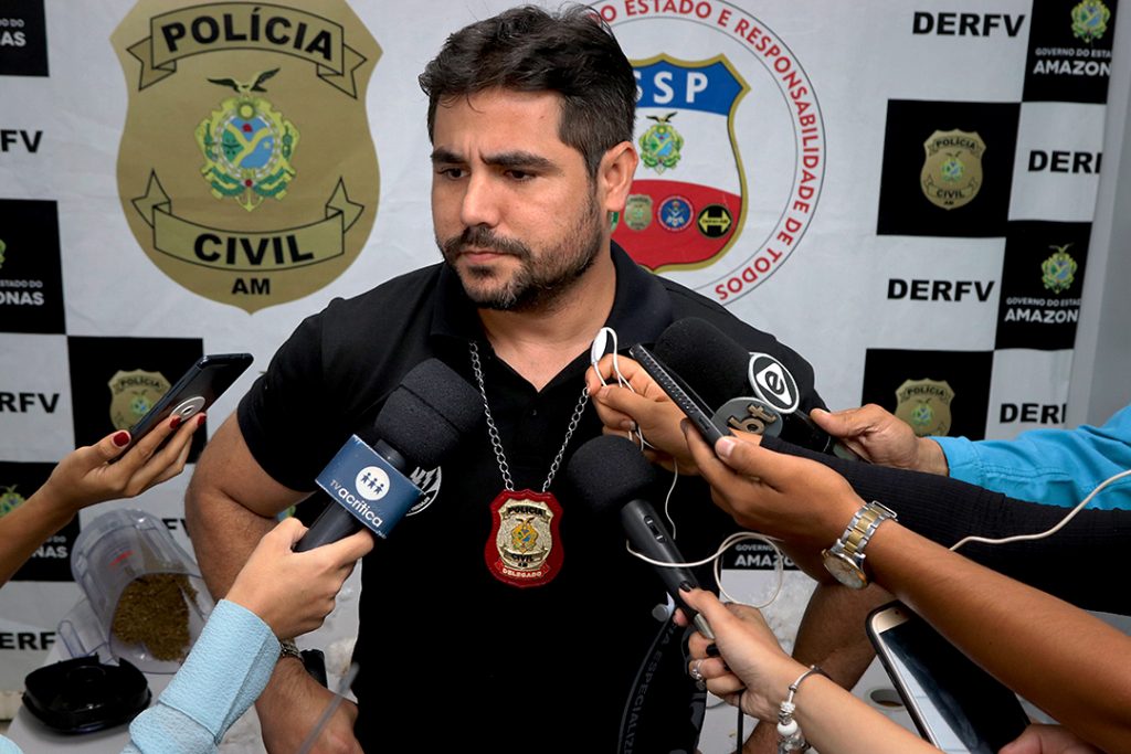 Delegado Cícero Túlio, titular da DERFV.