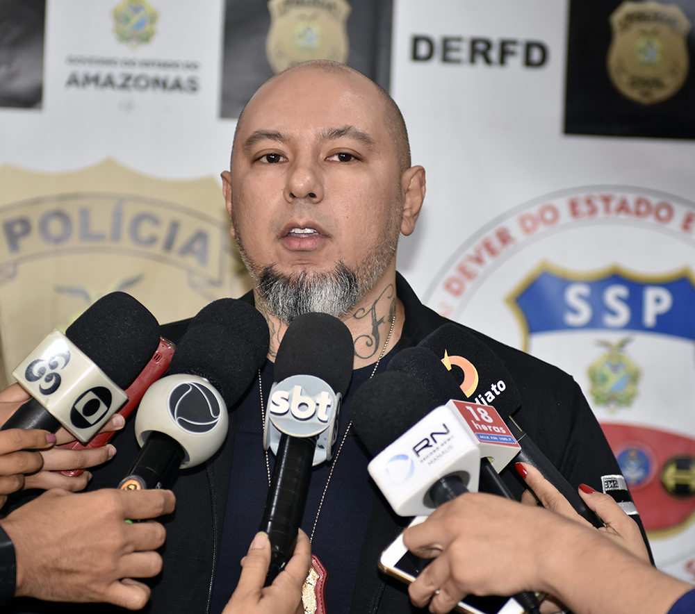 Delegado Demetrius Queiroz, adjunto da DERFD.
