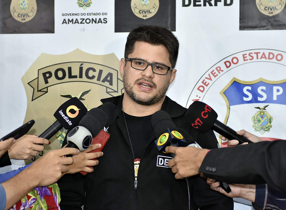 Delegado Guilherme Torres, titular da Derfd.