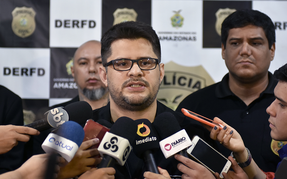 Delegado Guilherme Torres, titular da DERFD.