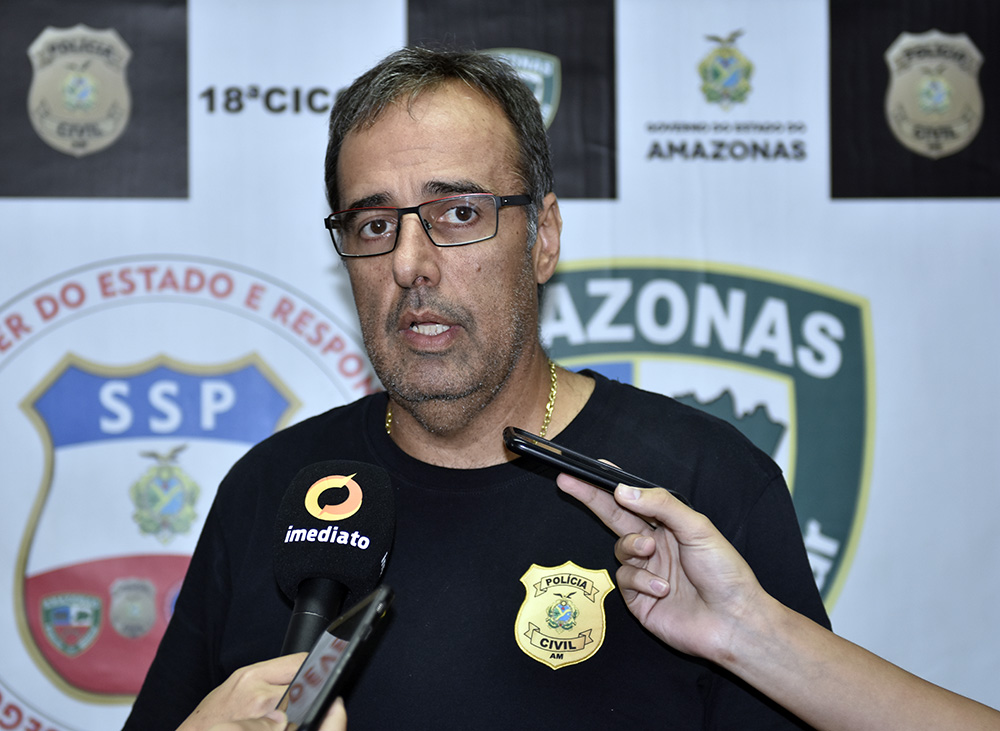 Delegada Ivo Martins falando sobre prisão de procurada