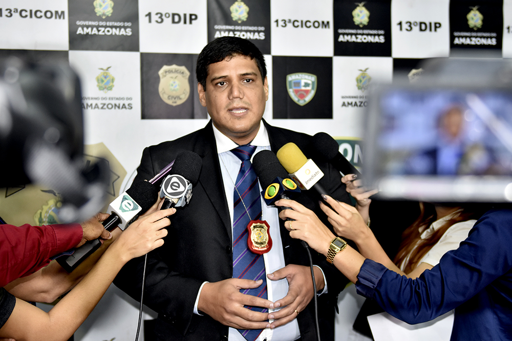 Delegado Ricardo Cunha, titular do 13° DIP