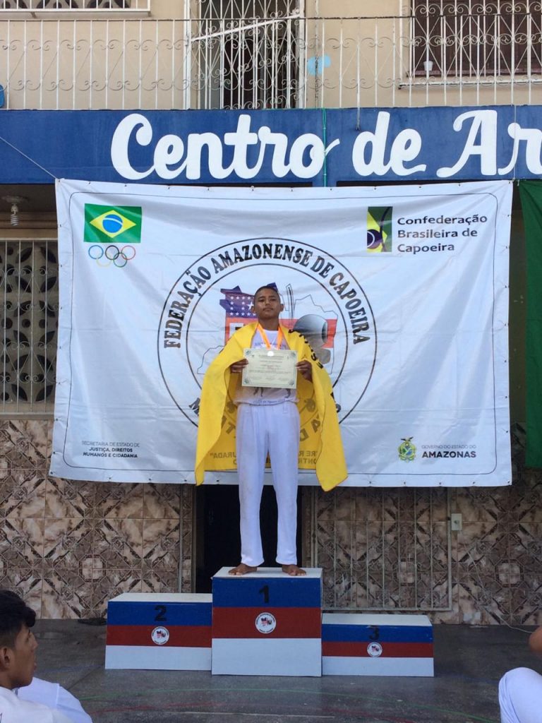 Programa Formando Cidadão no XIV Campeonato Amazonense de Capoeira. 