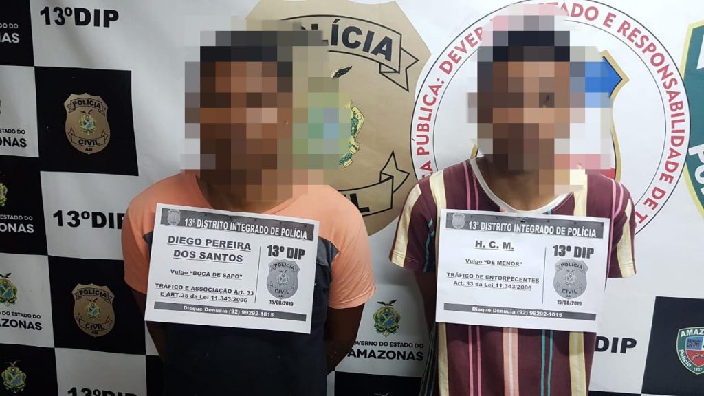 Homem preso e adolescente apreendido