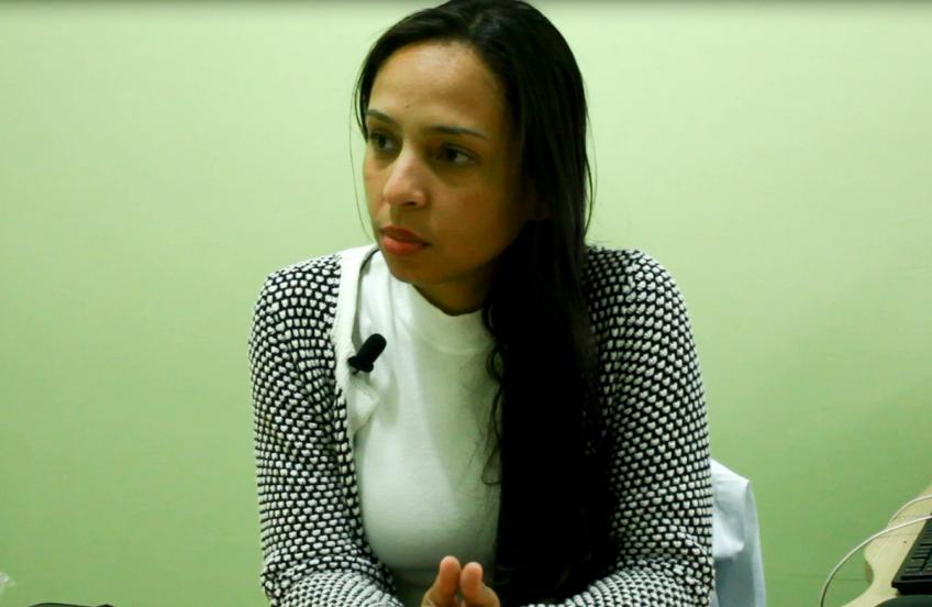 Secretária executiva administrativa do FPS, Kathelen Santos.