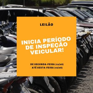 Imagem da notícia - Inspeção de veículos que serão leiloados pelo Detran-AM segue até sexta-feira (16/8)
