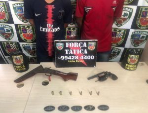 Imagem da notícia - Força Tática detém dois suspeitos com armas de fogo no Mutirão