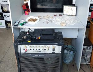 Traficante com drogas