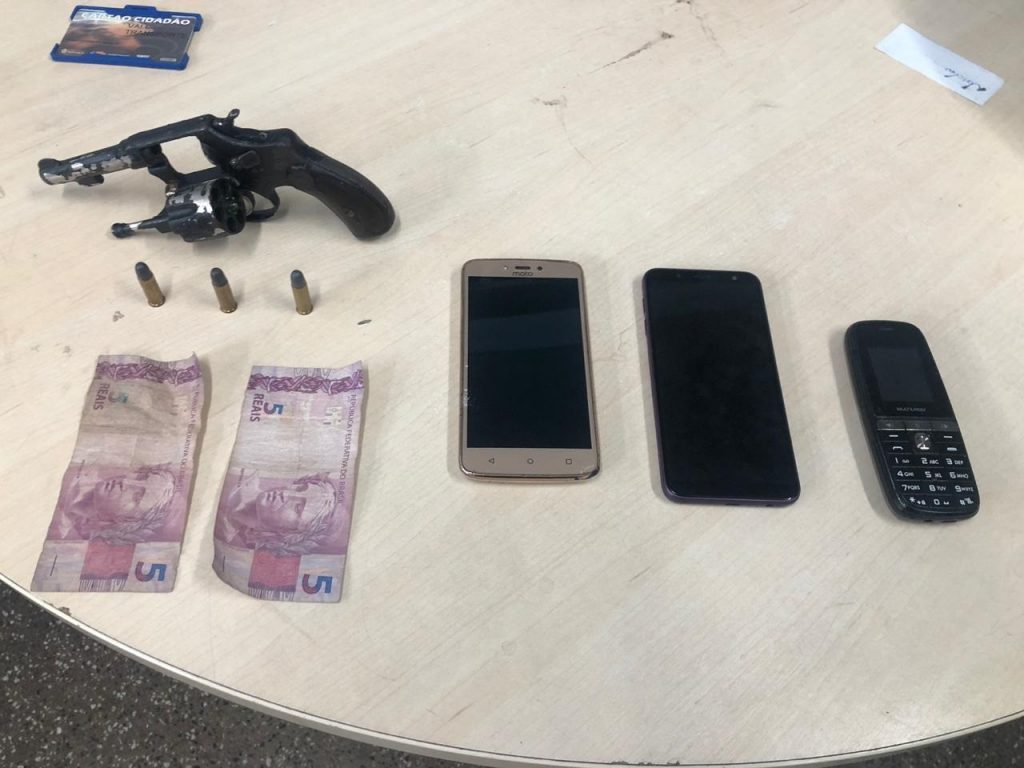 Arma usado durante roubo