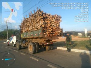 Imagem da notícia - Batalhão Ambiental detém homens transportando madeira ilegal