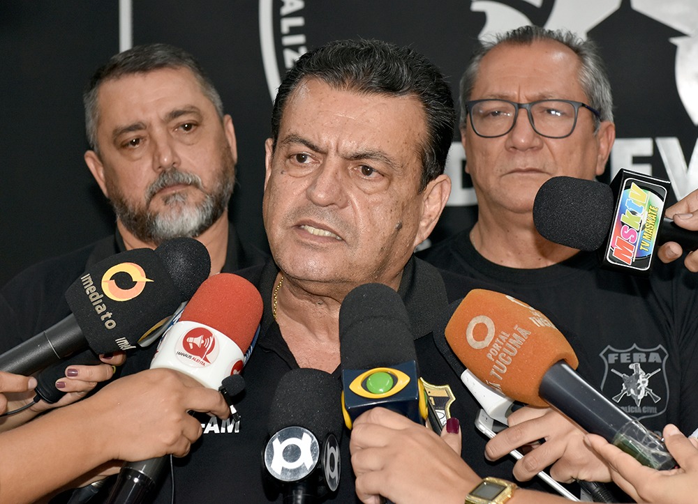 Secretário de Segurança Pública do Amazonas, coronel Louismar Bonates.