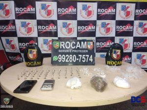 Imagem da notícia - Rocam detém homem com entorpecentes no Mauazinho