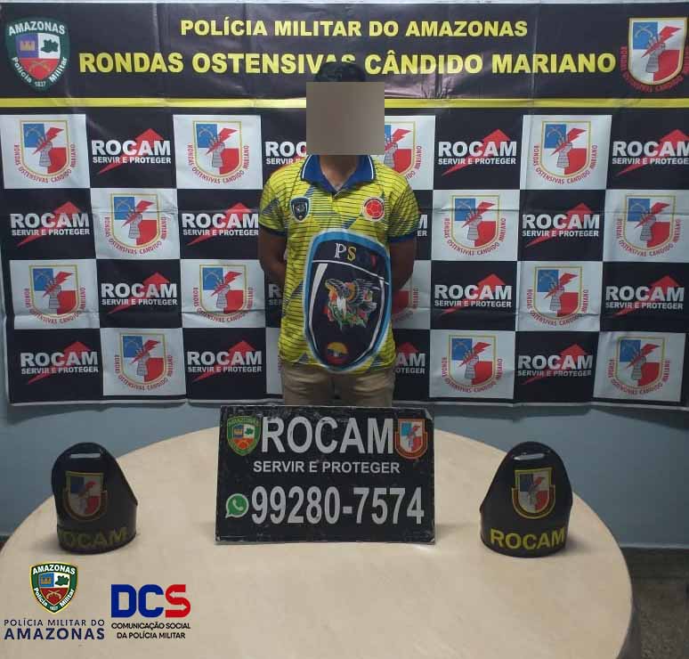 Homem é preso com mandado de prisão aberto