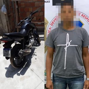 Imagem da notícia - Polícia Civil prende homem e recupera motocicleta roubada