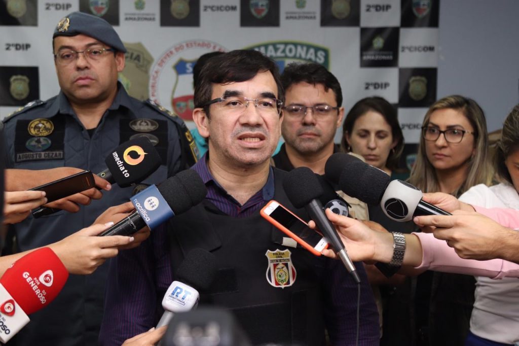 Delegado George Gomes, titular do Departamento de Polícia Metropolitana.