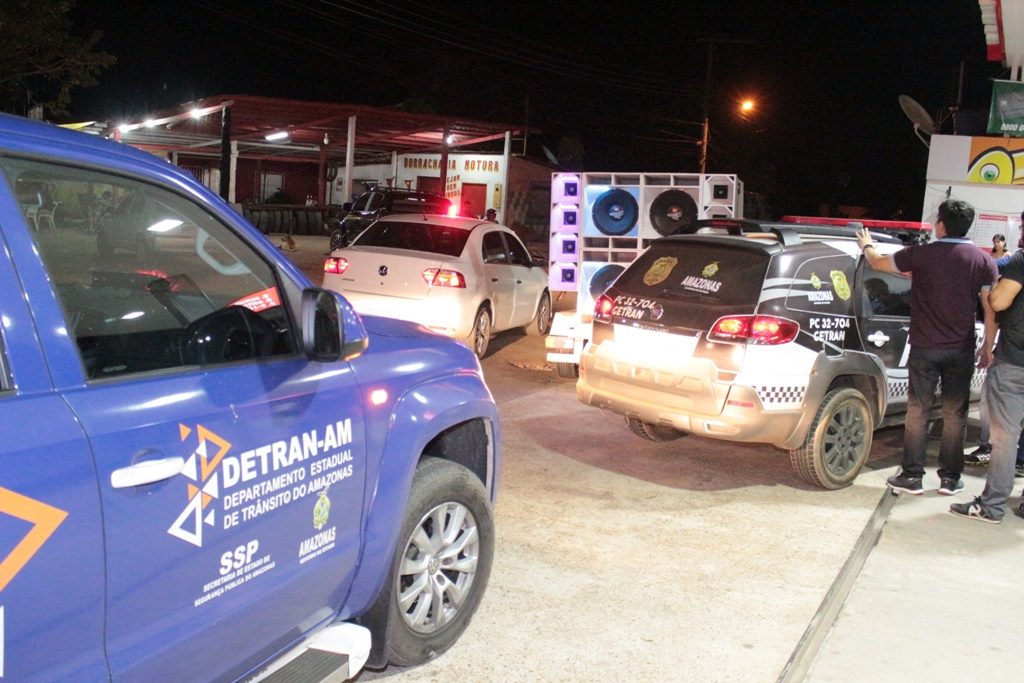 Detran-AM e Polícia Civil em fiscalização