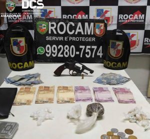 Imagem da notícia - PM apreende menor por porte ilegal de arma de fogo e tráfico