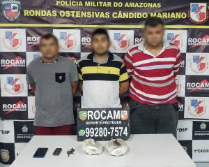 Imagem da notícia - Rocam detém suspeitos de tráfico no Centro