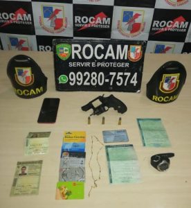 Imagem da notícia - Polícia Militar detém suspeito com armas no bairro Cidade Nova