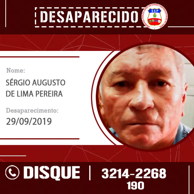 PC solicita colaboração da população para localizar idoso desaparecido