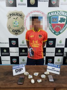 Imagem da notícia - Polícia Civil prende homem por tráfico de drogas, em Manacapuru