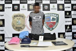 Imagem da notícia - Polícia Civil prende jovem que agrediu e roubou aparelho celular de idoso