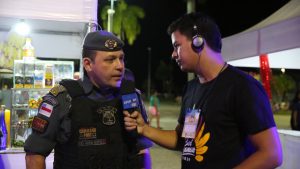 Imagem da notícia - PM garante a segurança dos brincantes na primeira noite do Boi Manaus