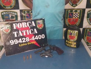 Imagem da notícia - Polícia Militar detém homem com arma de fogo na zona norte