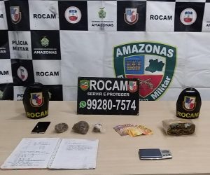 Imagem da notícia - Polícia Militar detém suspeito com drogas no Alfredo Nascimento