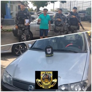 Imagem da notícia - Polícia Militar recupera veículo roubado na zona leste