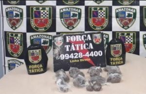 Imagem da notícia - Força Tática detém suspeito de tráfico de drogas no Coroado