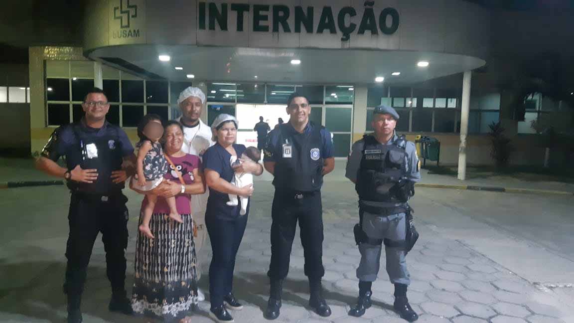 PM resgata crianças abandonadas