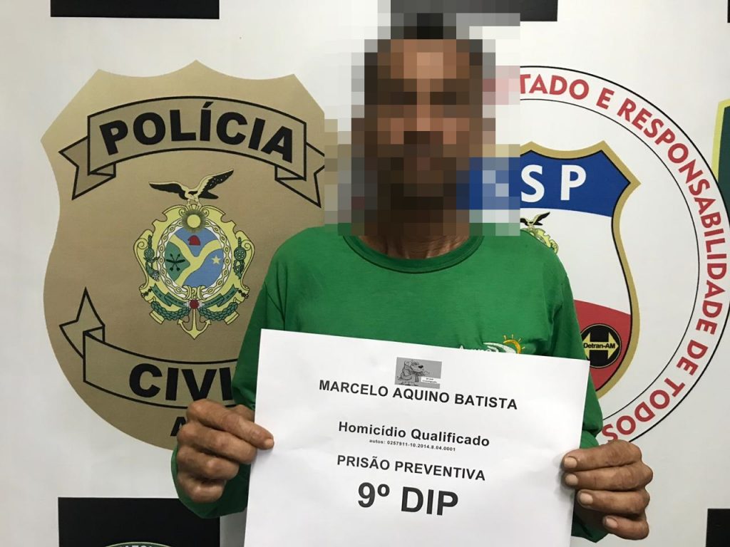 PC prende indivíduo denunciado por matar mulher em 2014, em Manaus. 