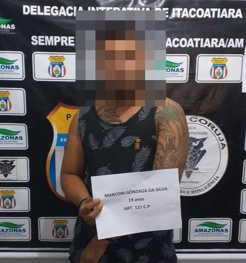 Preso por cometer homicídio em Itacoatiara.