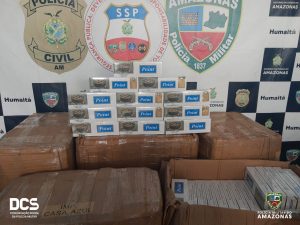Imagem da notícia - Em Humaitá, PM detém mulher suspeita de contrabandear cigarros de origem estrangeira