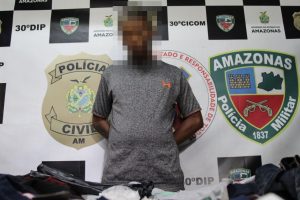 Imagem da notícia - Em Manaus, Polícia Civil prende homem com drogas e objetos roubados
