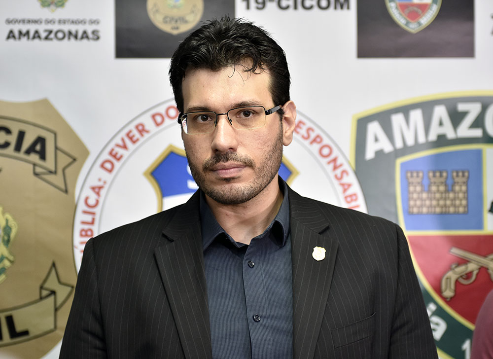 Delegado Paulo Benelli, titular DECFS.