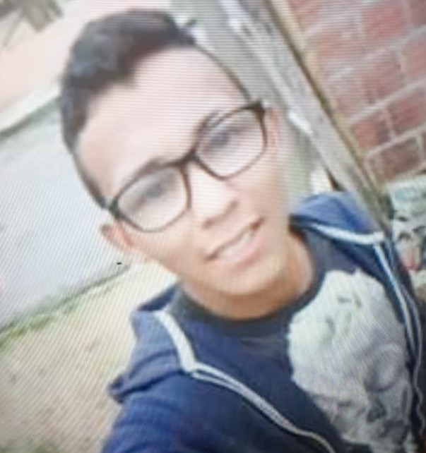 Desaparecido: Kedson Junior Ribeiro dos Santos.