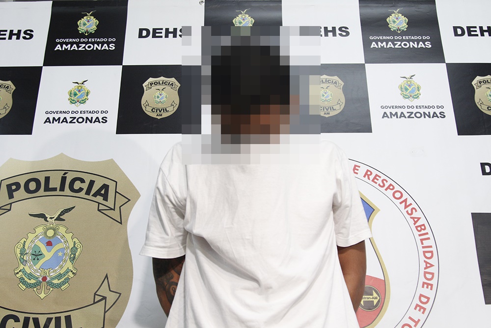 Preso: Matheus de Moura Martins. 