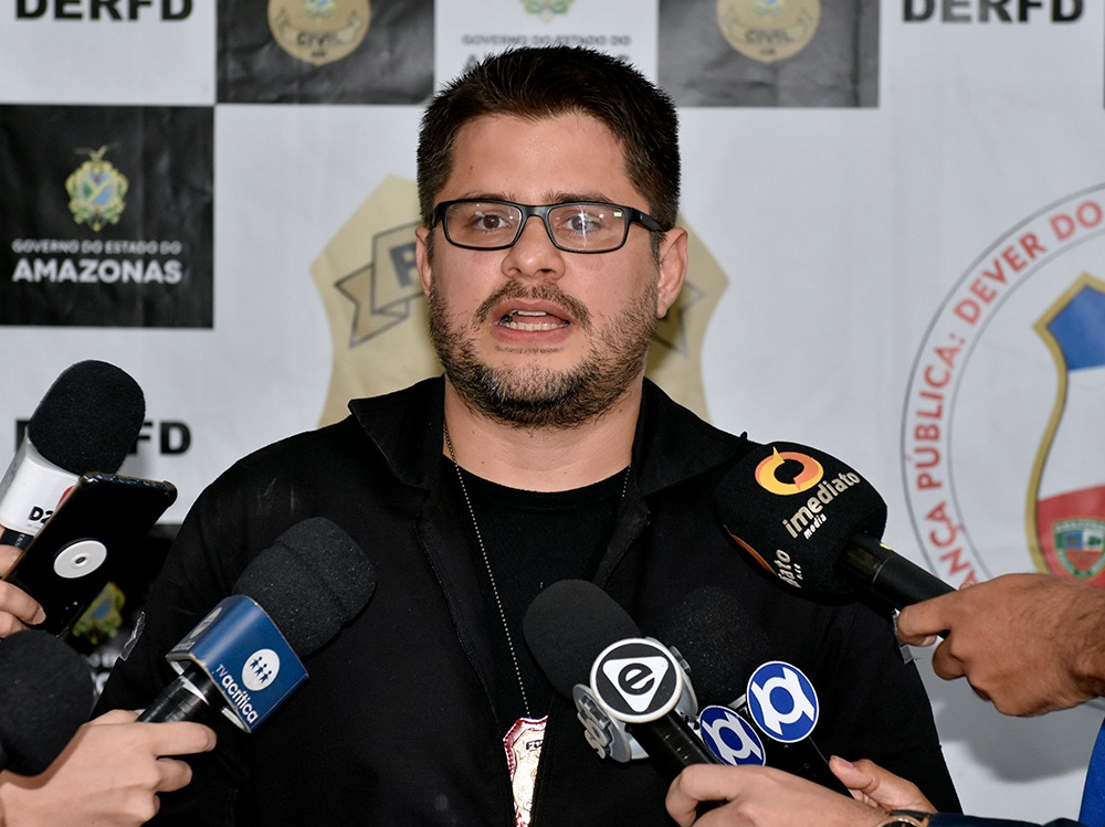 Delegado Guilherme Torres, titular da Derfd.
