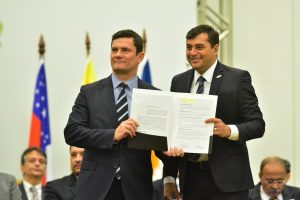 Imagem da notícia - Wilson Lima e Sérgio Moro inauguram Centro Integrado de Inteligência em Manaus