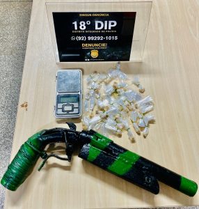 Imagem da notícia - PC apreende adolescente por comercializar drogas e portar arma de fogo