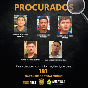 Imagem da notícia - PC pede apoio para localizar cinco fugitivos de unidade prisional