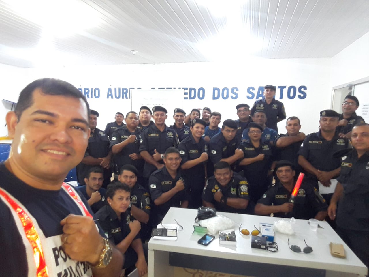 Detran realiza curso de agentes de trânsito em Rio Preto da Eva. 