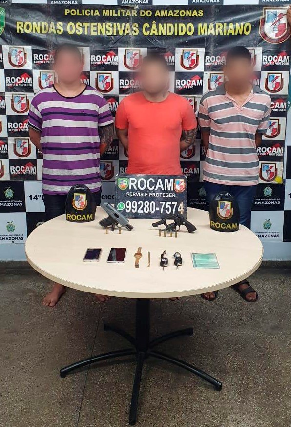 Em Manaus, 11 infratores são presos durante ações da Polícia Militar. FOTO: Divulgação/SSP-AM