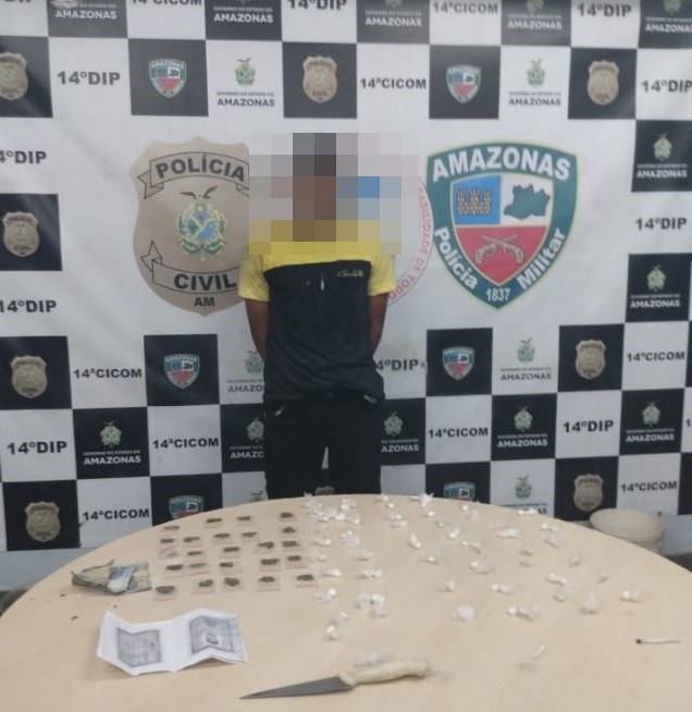 Em Manaus, 13 pessoas são presas e cinco veículos são localizados pela PM. 