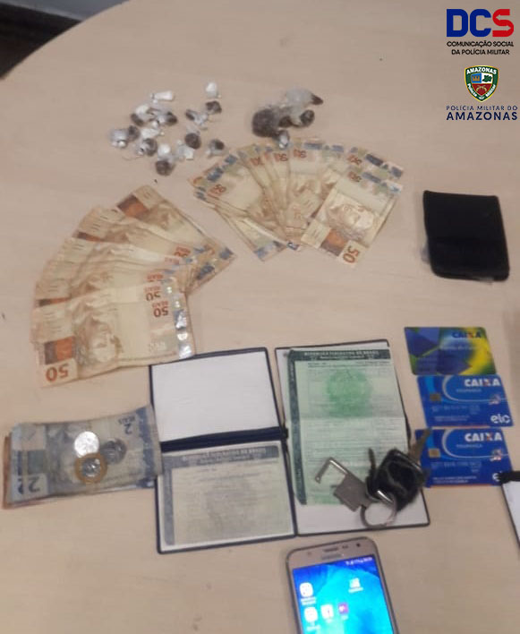 Homem é preso por porte de entorpecentes e tentativa de homicídio na zona leste.